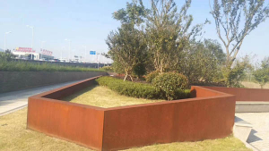 钦南耐候钢挡土墙